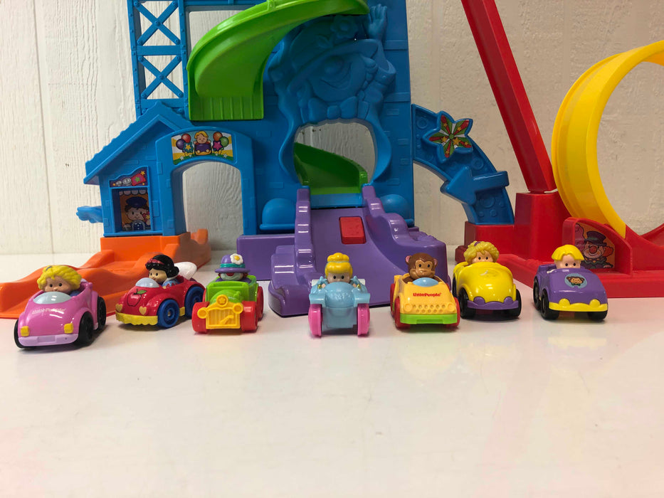 secondhand Fisher Price Little People Loops ‘n Swoops Amusement Park