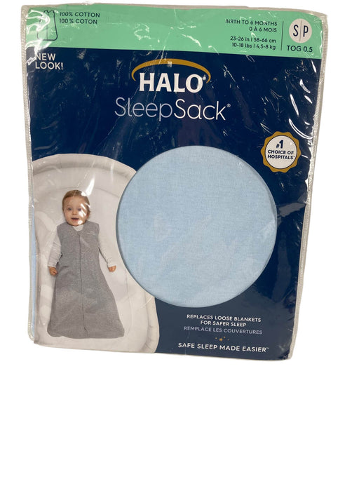 used Halo Cotton Sleepsack, S, Blue 