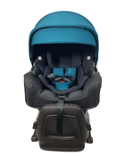 secondhand Nuna PIPA rx Infant Car Seat with RELX Base, 2022, Lagoon