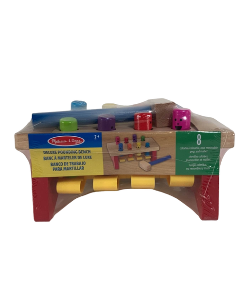 used Melissa & Doug Deluxe Pounding Bench Wooden Toy