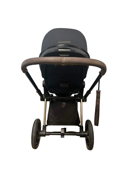 Cybex Priam Stroller With Lux Carrycot, 2019, Rosegold/Black