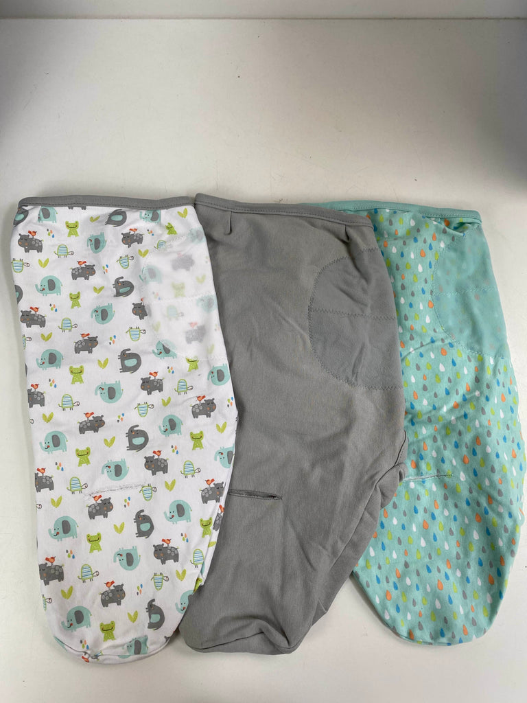 SwaddleMe Original Swaddle Wrap 3pk, Jungle Drops S/M 03 months