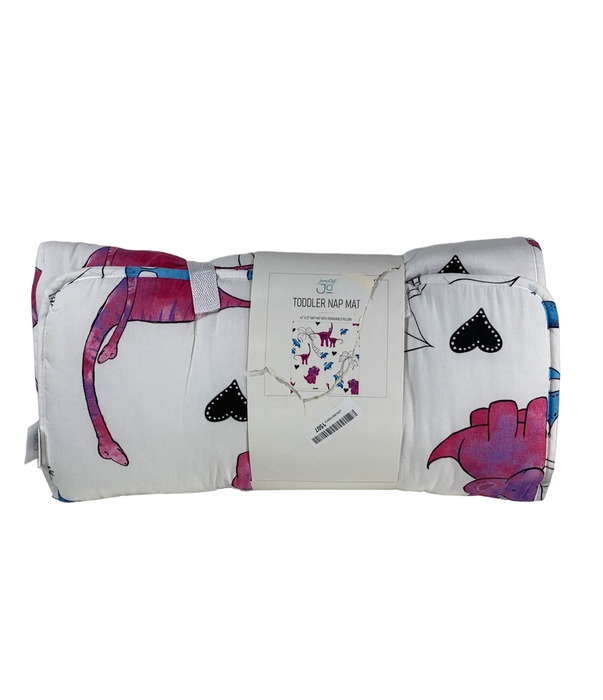 used JumpOff Jo Little Jo’s Toddler Nap Mat, Pink Dino