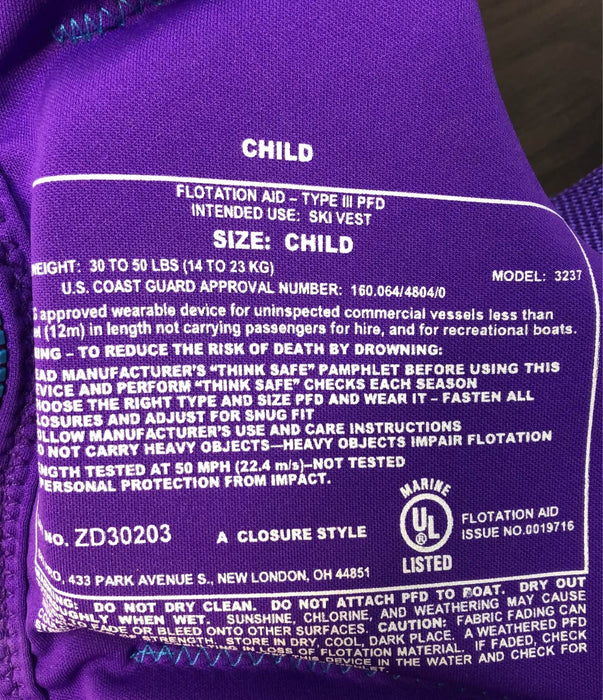 Hyperlite Wake Co Life Vest