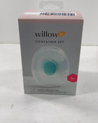 used Willow Go 2-Pack Wearable Breast Pump Clear Containers, 7oz