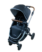 used Mockingbird Single Stroller, 2023, Black, Windowpane, Silver With Penny Leather