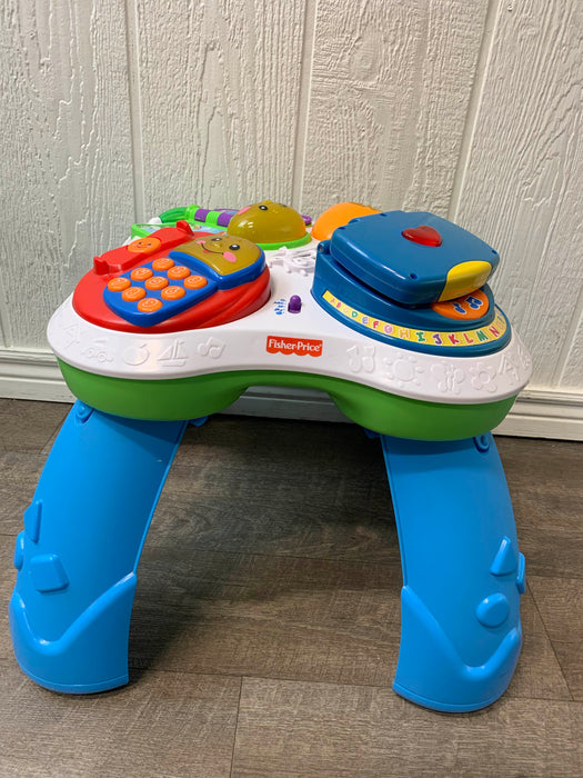 secondhand Fisher Price Laugh & Learn Learning Table, Friends Musical Table 