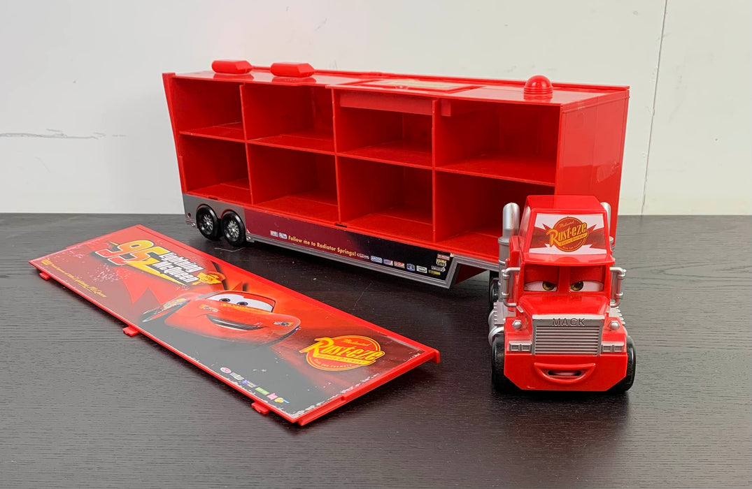 secondhand Mattel Disney Cars Mack Action Drivers Playset