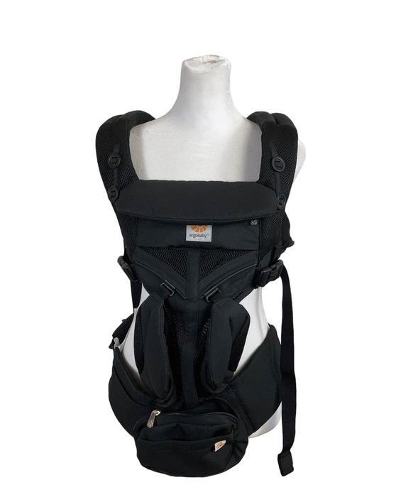 used Ergobaby Omni 360 Cool Air Mesh Baby Carrier, Onyx Black