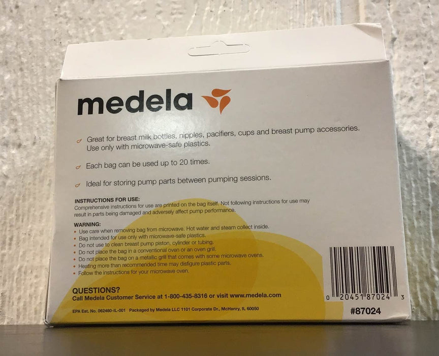 secondhand Medela Quick Clean Micro Steam Bags