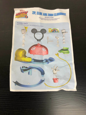 Disney Mickey Mouse Clubhouse Zip, Slide and Zoom Clubhouse Play Set 