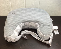 Shop Boppy Best Latch Breastfeeding Pillow, Grey Leaf Stripe at GoodBuy Gear