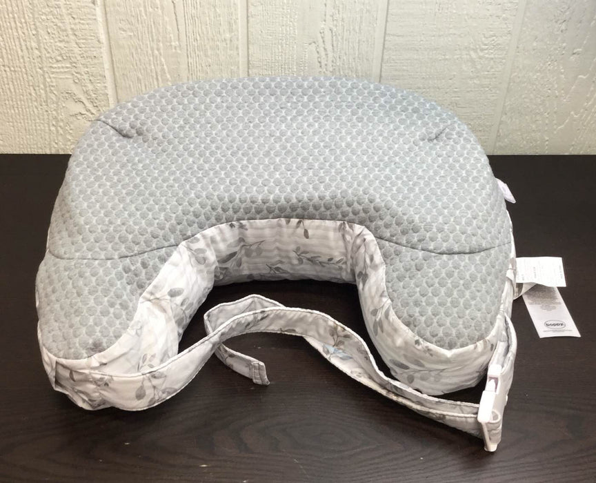 Shop Boppy Best Latch Breastfeeding Pillow, Grey Leaf Stripe at GoodBuy Gear
