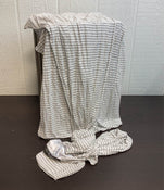 used Solly Baby Wrap, Natural Grey Stripe