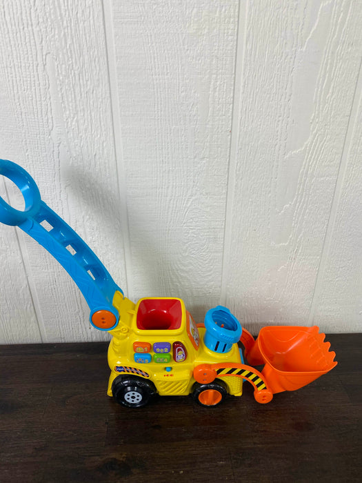 secondhand VTech Pop-A-Balls Push And POP Bulldozer