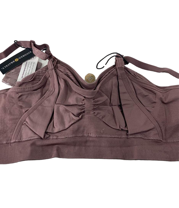 Shop Kindred Bravely Minimalist Hands-Free Pumping And Nursing Plunge Bra, Medium, Twilight at GoodBuy Gear