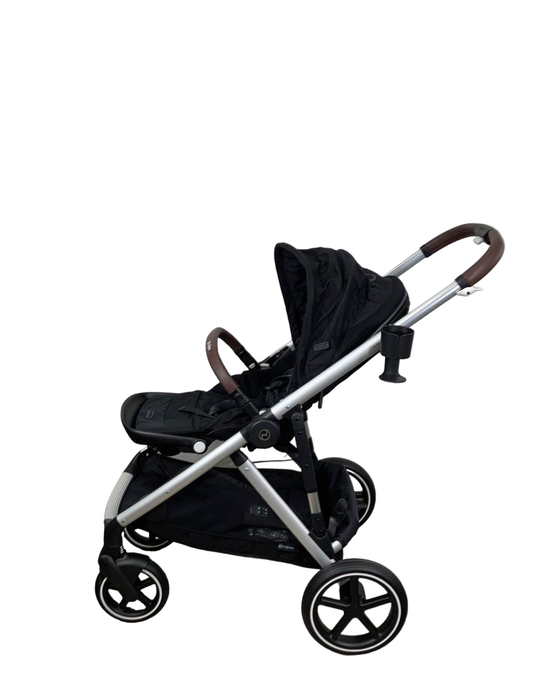 secondhand Cybex Gazelle S Modular Stroller, Silver Frame, Moon Black, 2023