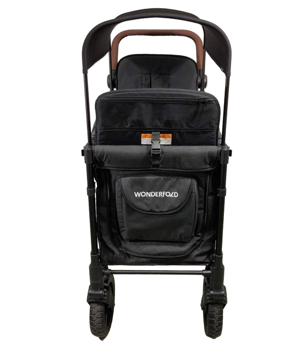 Wonderfold W2 Luxe Multifunctional Double Stroller Wagon, Volcanic Black, 2023