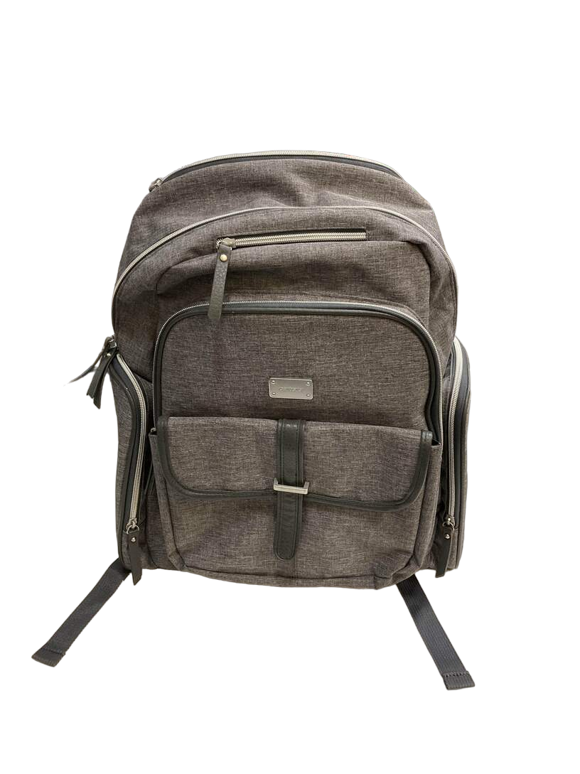Carter’s Stow Away Diaper Bag Backpack, Heather Grey