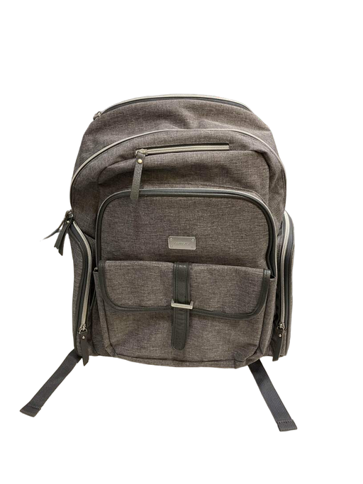 secondhand Carter’s Stow Away Diaper Bag Backpack, Heather Grey