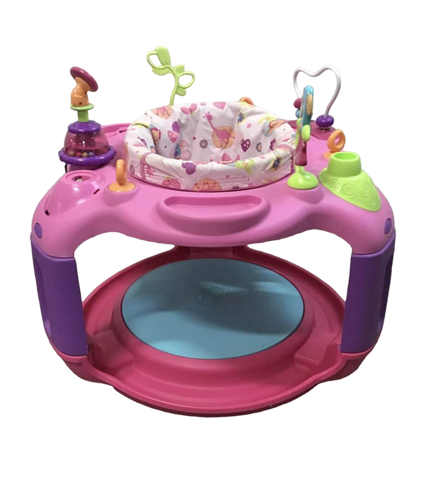 used Bright Starts Bounce-a-Round Activity Saucer, Sweet Safari