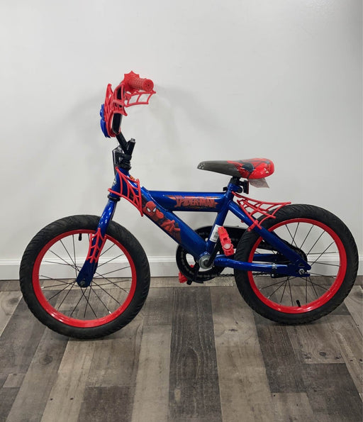 secondhand Huffy Spider-Man Bike, 16"