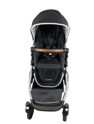 secondhand Mockingbird Single to Double Stroller, 2022, Silver with Penny Leather, Windowpane, Black