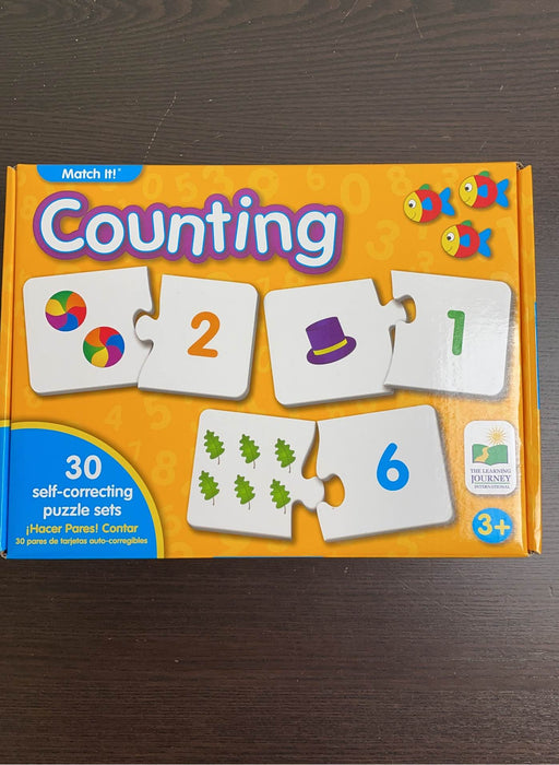 used The Learning Journey Match It! Counting Puzzle Cards