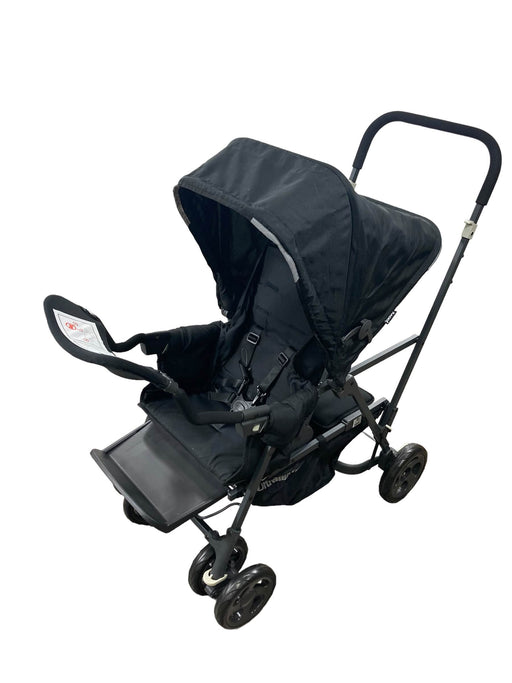 used Joovy Caboose Too Ultralight Graphite Sit And Stand Double Stroller, Black, 2022