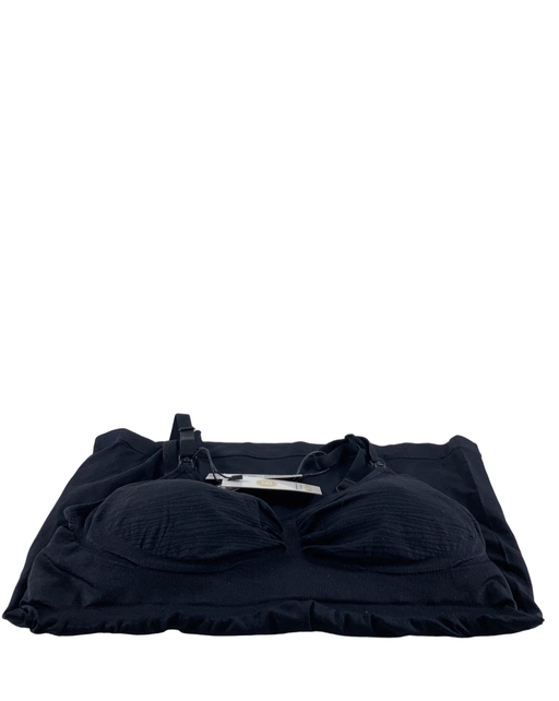 used Kindred Bravely Sublime Maternity And Nursing Tank With Built In Bra, Black, XXL/1X