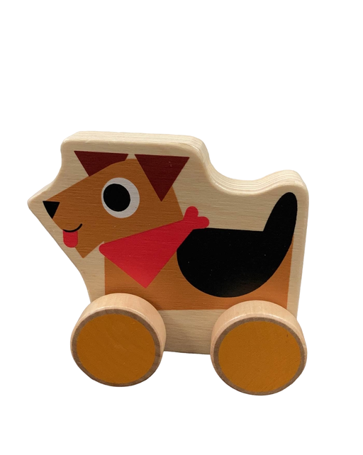 secondhand EverEarth Pbs Kids Wooden Push Along Toy, Dog