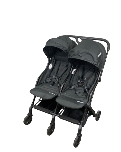 used Mompush Lithe Double Stroller, 2022, Black