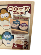 secondhand BeginAgain Color N Eggs Bilingual Puzzle