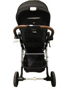 used Mockingbird Single to Double Stroller, 2021, Silver/Brown, Watercolor Drops And Windowpane , Black