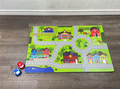 used Foam Puzzle Play Mat, With Cars
