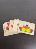 secondhand Melissa & Doug Pattern Blocks And Boards