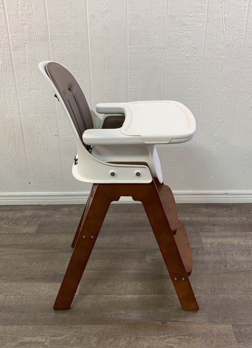 secondhand OXO Tot Sprout High Chair, Taupe/Walnut