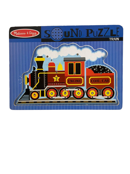 secondhand Melissa & Doug Sound Puzzle, Train