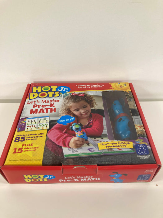 used Educational Insights Hot Dots Jr. Let's Master Pre-K Math Set