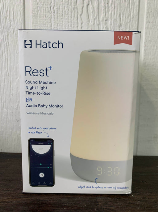 used Hatch Baby Rest+ Sound Machine with Audio Baby Monitor