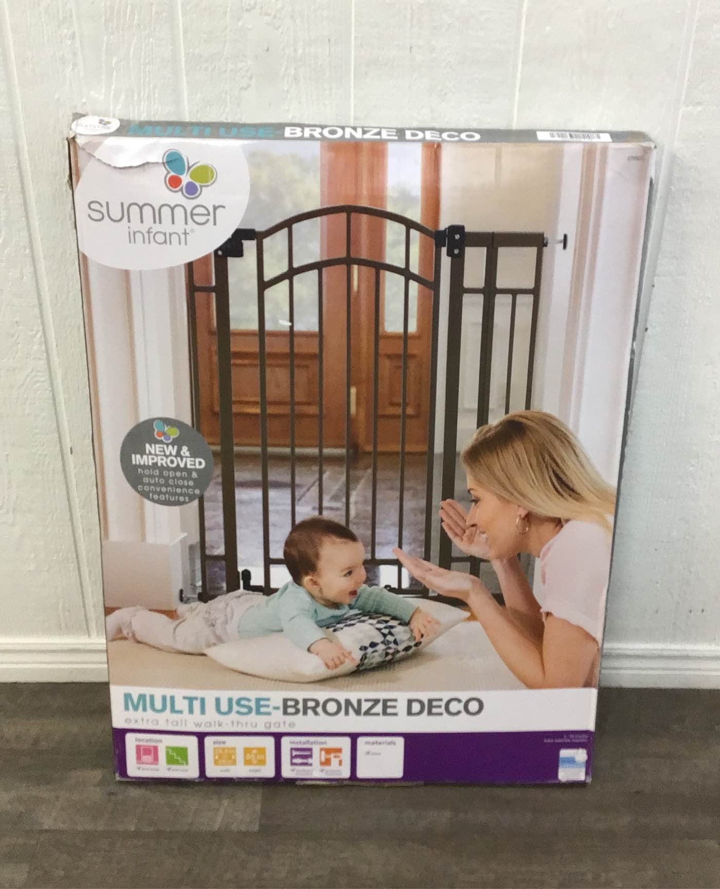 Infant Baby Summer Infant Multi Use Bronze Deco Gate Infant Baby