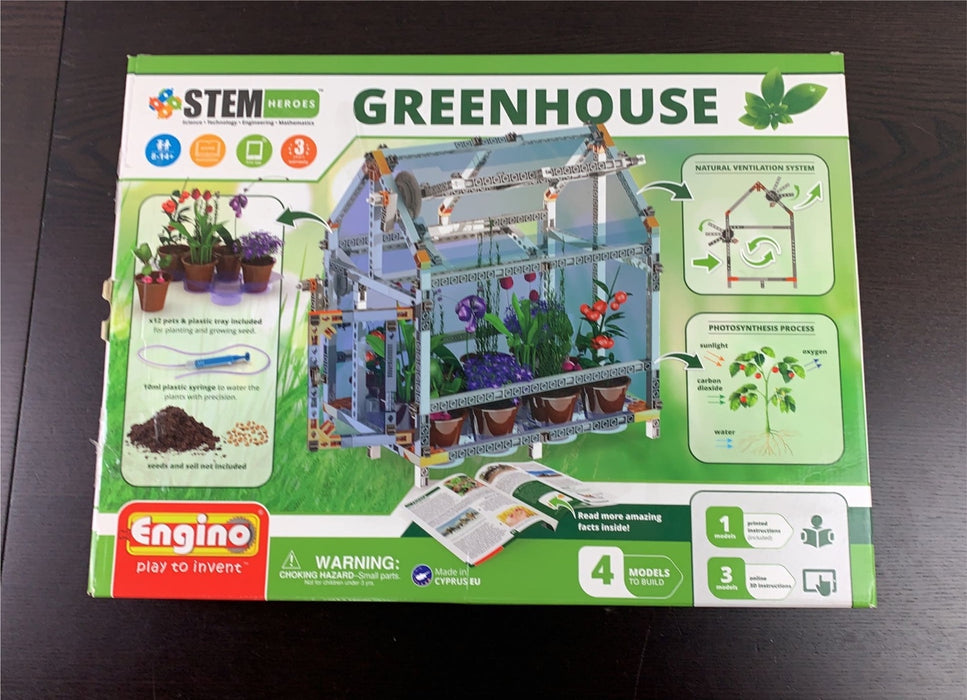 used Engino Stem Heroes Greenhouse Kit