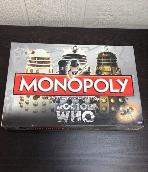 secondhand Hasbro Monopoly, Dr. Who Edition