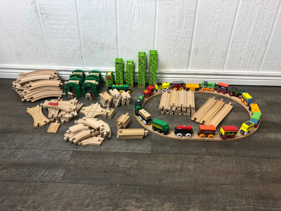 secondhand Brio Wooden Train Bundle