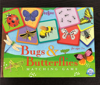 used Eeboo Bugs & Butterfly Matching Game