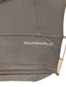 secondhand SlumberPod 3.0 Sleep Canopy with Fan, Black with Gray Accents