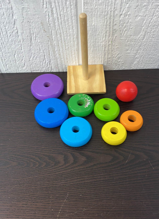 used Melissa & Doug Rainbow Stacker Classic Toy