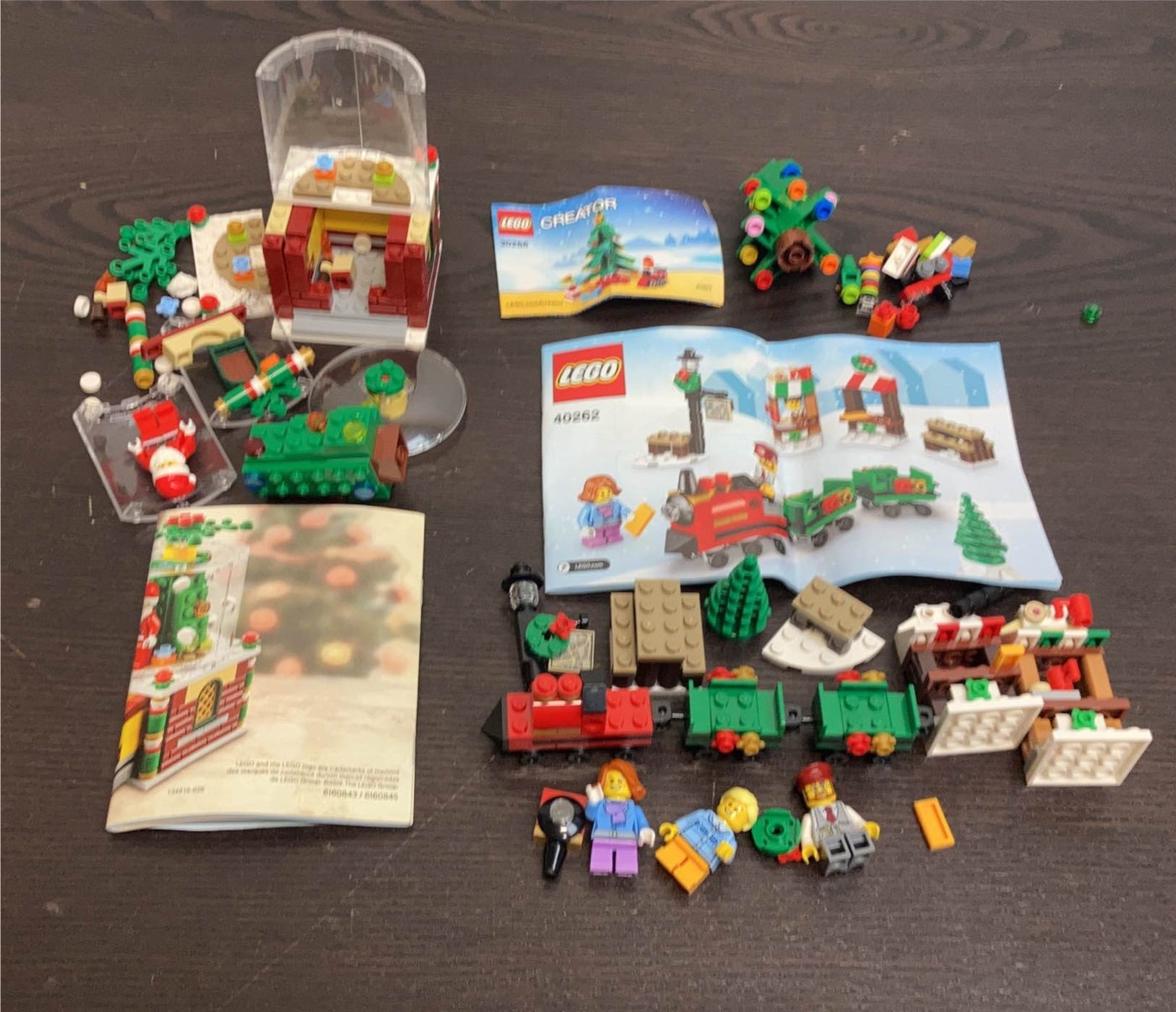 Lego christmas train online ride