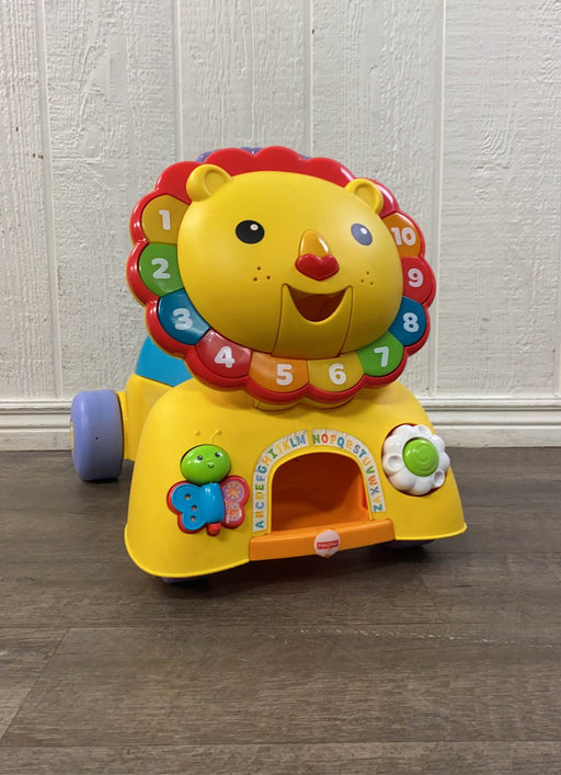 used Fisher Price 3-in-1 Sit, Stride, and Ride Lion Toy