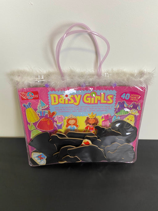 used T.S. Shure Daisy Girls Wooden Magnetic Dress-Up Dolls